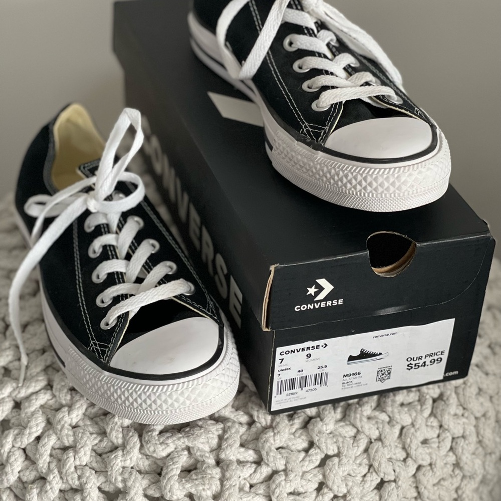 Converse Black and White Sneakers